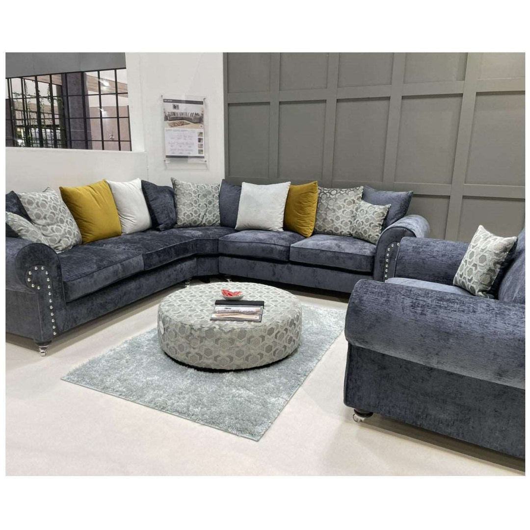 Freesia Fabric Sofa & Chair Collection - Choice Of Pillow or Standard Back & Fabrics - The Furniture Mega Store 