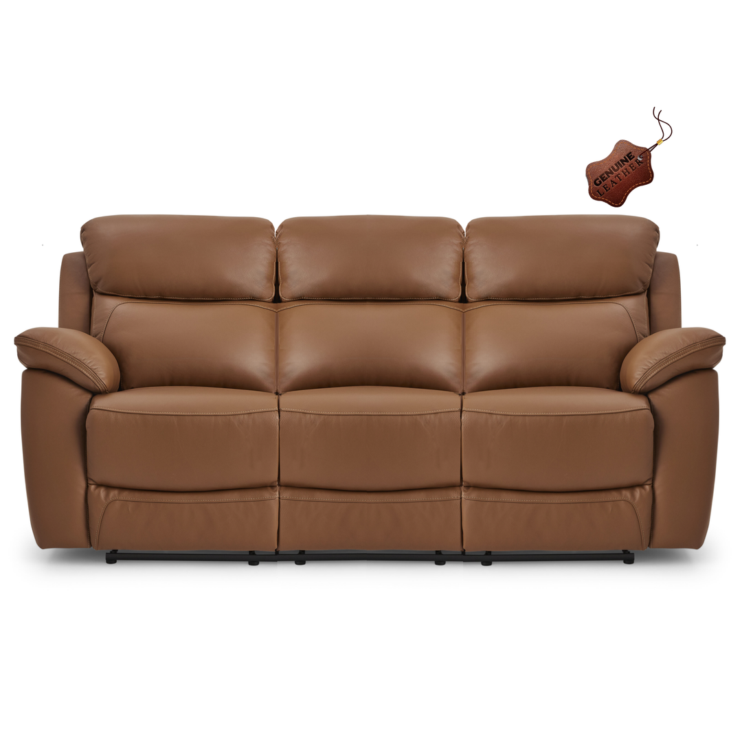 Dallas Leather Recliner Sofa Collection - Choice Of Manual or Power Function