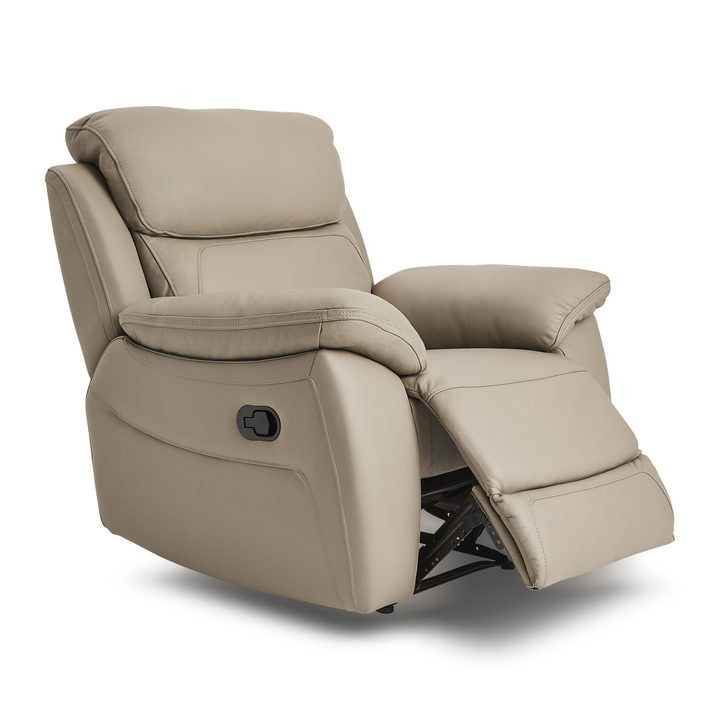 Dallas Leather Recliner Armchair Collection - Choice Of Manual or Power Function