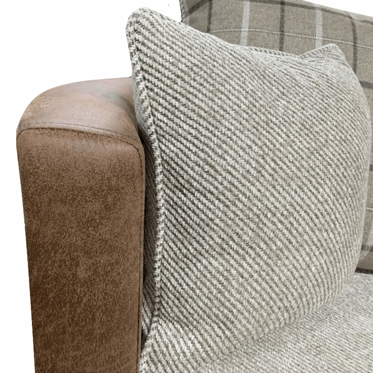 Darwin Cuddler Swivel Chair - Choice Of Fabrics - The Furniture Mega Store 