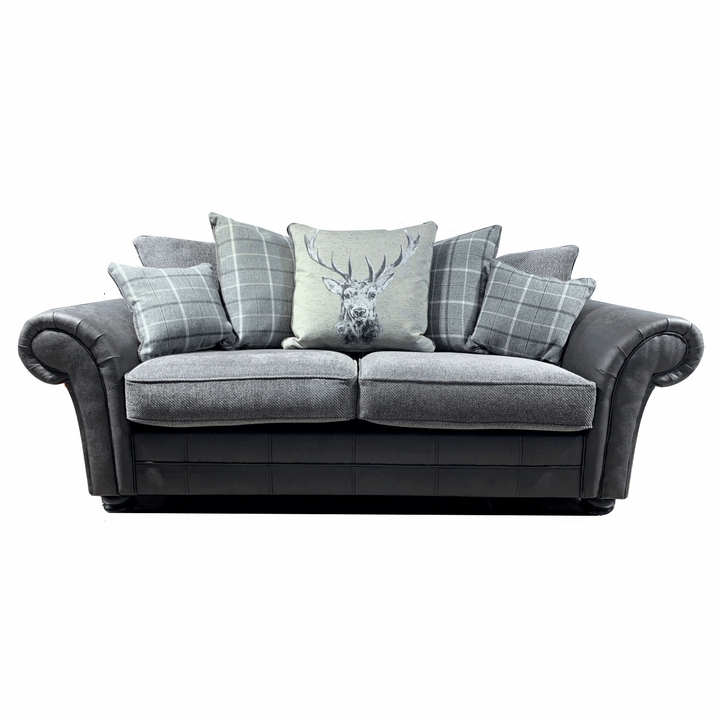 Darwin 3 Seater Sofa Bed - Choice Of Scatter Or Standard Back & Fabrics - The Furniture Mega Store 