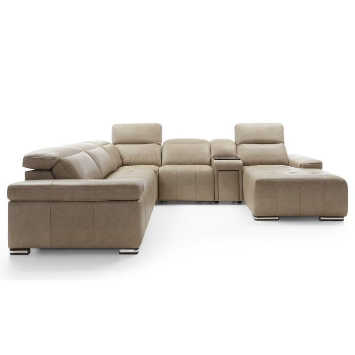 Domo Luxury Leather Modular Sofa Collection - Various Options - The Furniture Mega Store 