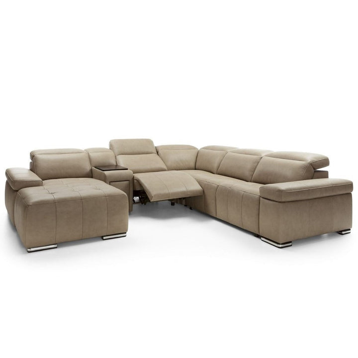 Domo Luxury Leather Modular Sofa Collection - Various Options - The Furniture Mega Store 