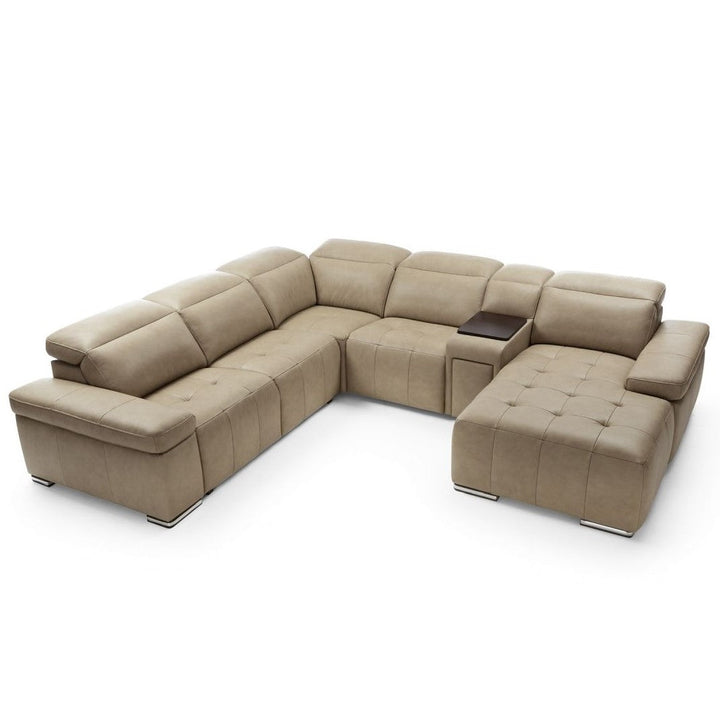 Domo Luxury Leather Modular Sofa Collection - Various Options - The Furniture Mega Store 