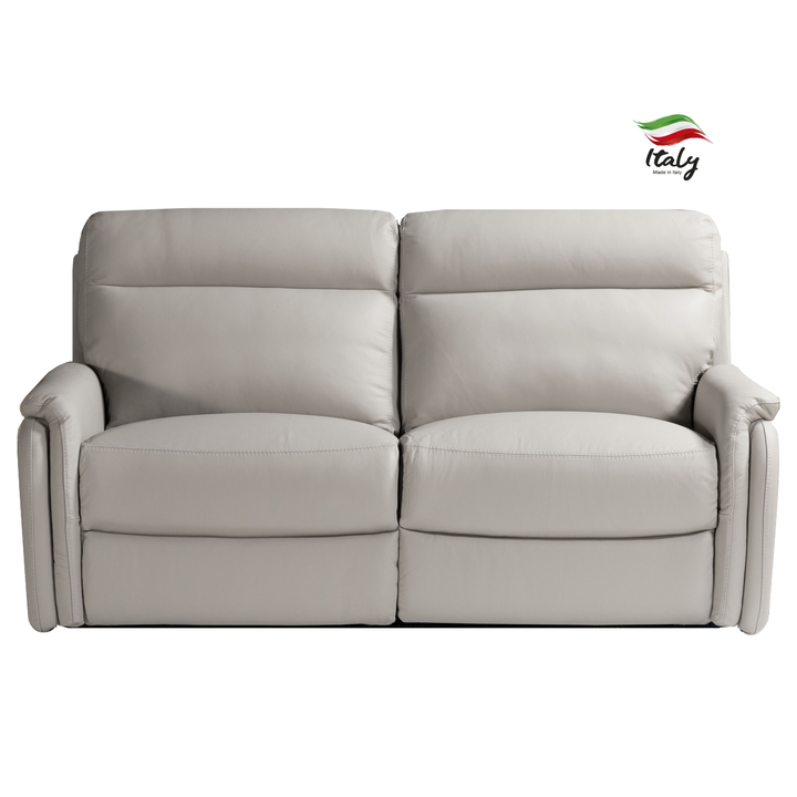 Fox Italian Leather Recliner Sofa Collection - Choice Of Power or Manual Recliner