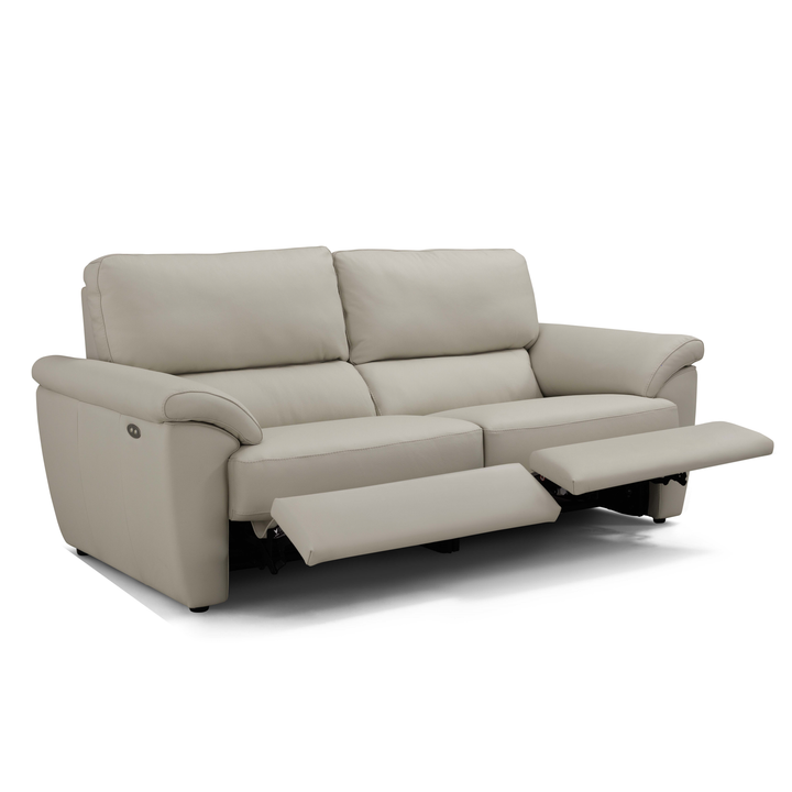 Egeo Italian Leather Power Recliner Sofa Collection - Choice Of Sizes & Leathers - The Furniture Mega Store 