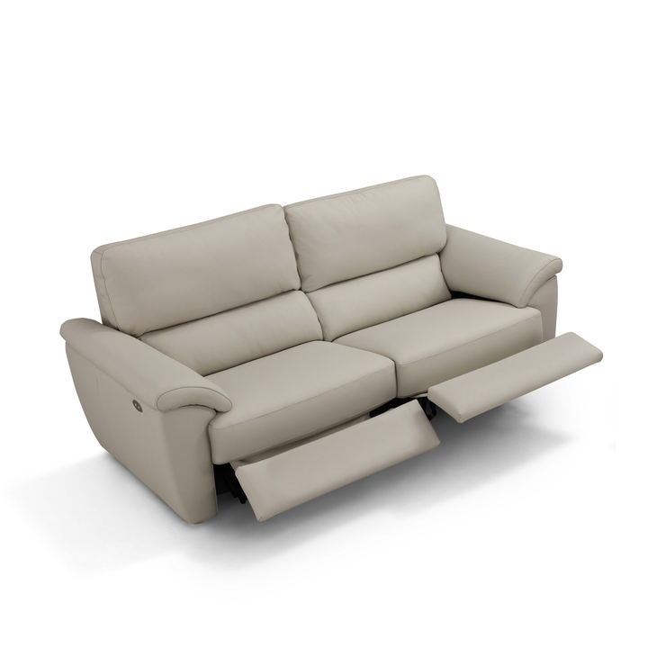 Egeo Italian Leather Power Recliner Sofa Collection - Choice Of Sizes & Leathers - The Furniture Mega Store 