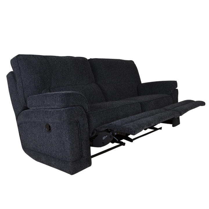 Plaza Recliner Sofa & Armchair Collection - Choice Power Or Manual Recline Function - The Furniture Mega Store 