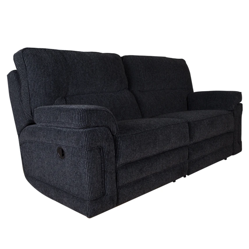 Plaza Recliner Sofa & Armchair Collection - Choice Power Or Manual Recline Function - The Furniture Mega Store 