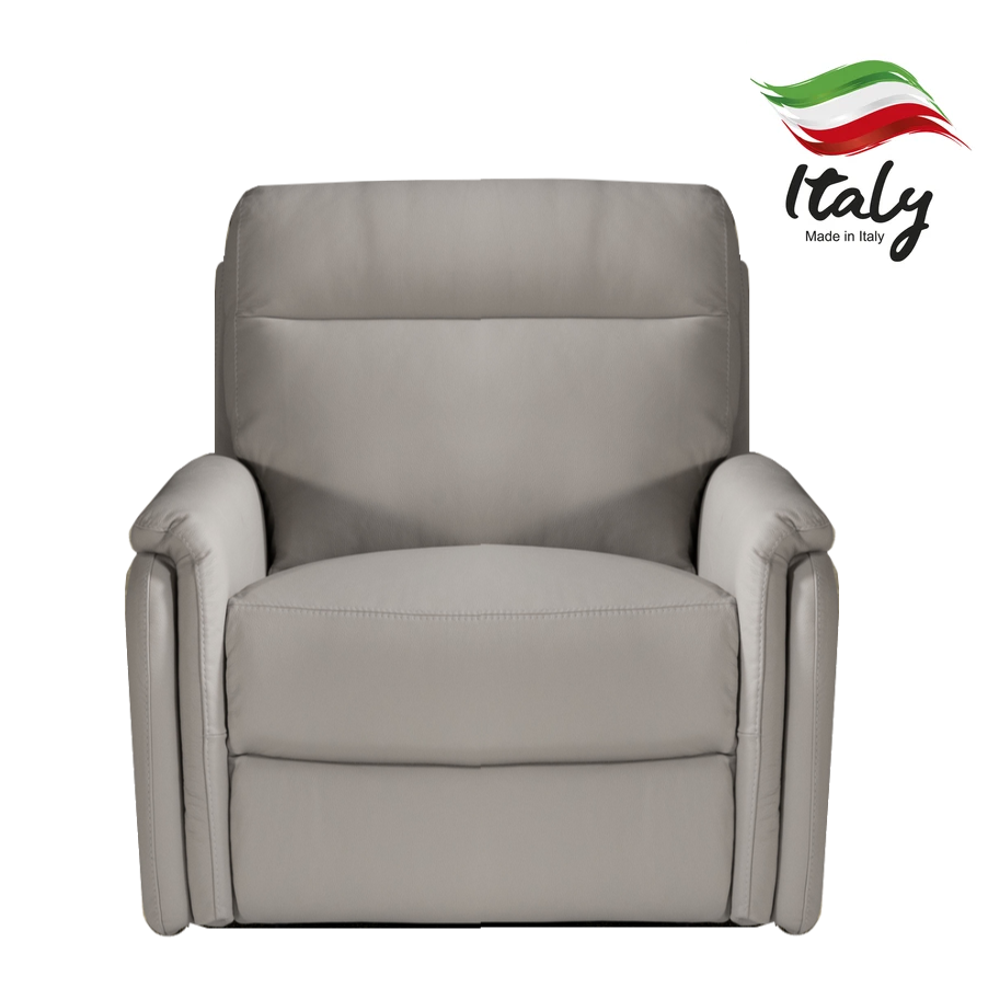 Fox Italian Leather Recliner Sofa Collection - Choice Of Power or Manual Recliner - The Furniture Mega Store 