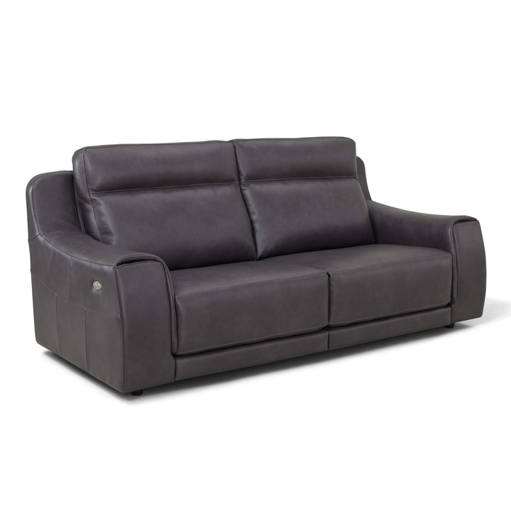 Funes Italian Leather Power Recliner Sofa Collection - Choice Of Sizes & Leather - The Furniture Mega Store 