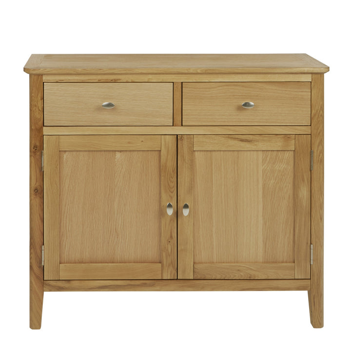 Bath Oak 2 Doors & 2 Drawers Small Sideboard - The Furniture Mega Store 