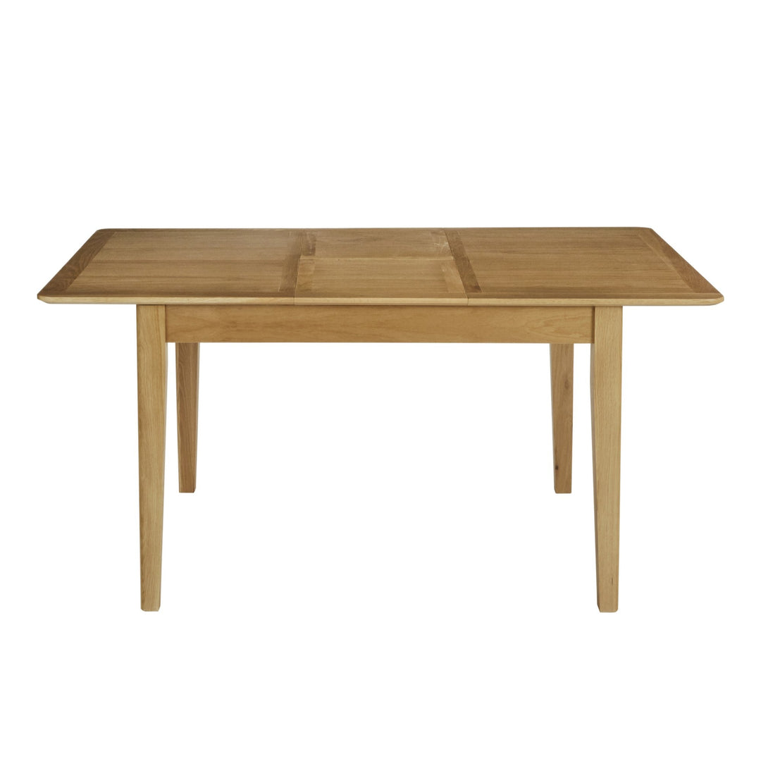 Bath Oak Dining Table Rectangular Extending Top 120cm-160cm - The Furniture Mega Store 