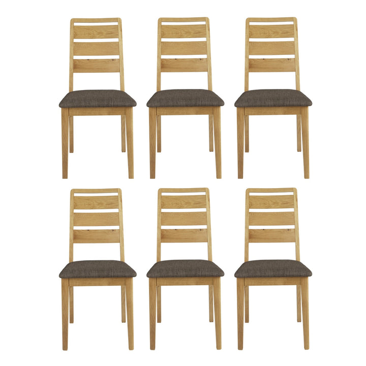 Bath Oak Ladder Dining Chairs - Sold In Pairs - The Furniture Mega Store 