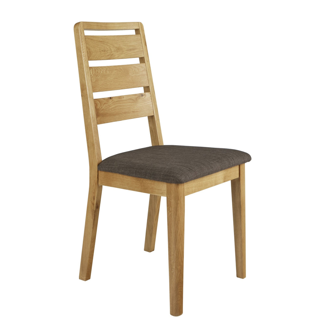 Bath Oak Ladder Dining Chairs - Sold In Pairs - The Furniture Mega Store 