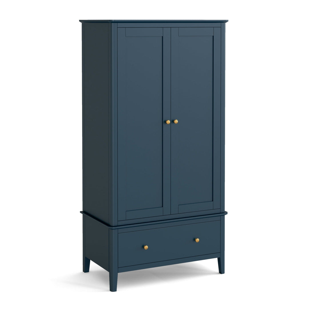 Berkshire 2 Door 1 Drawer Wardrobe - The Furniture Mega Store 