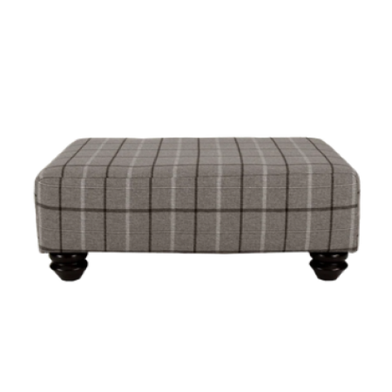 Darwin Collection Designer Footstool - Choice Of Fabrics - The Furniture Mega Store 