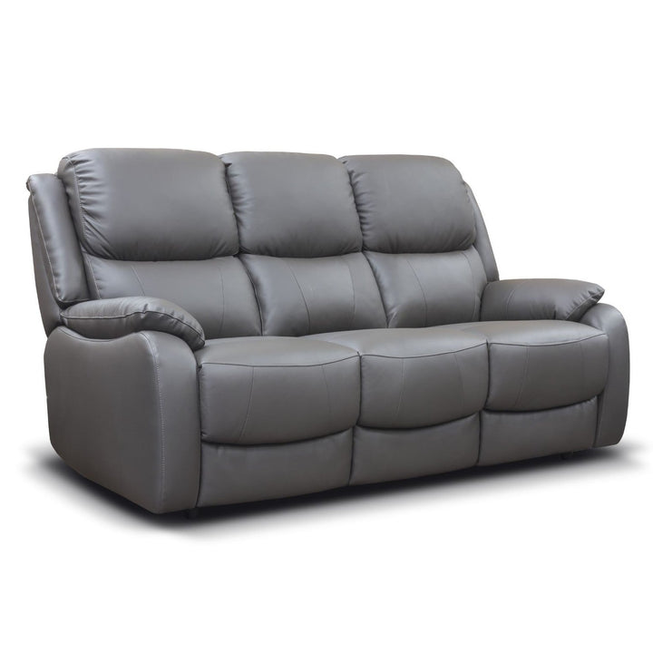 Emblem Leather Sofa Collection - Choice Of Colours - The Furniture Mega Store 