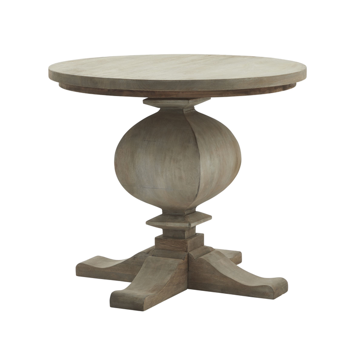 Grove Collection Pedestal Side Table - The Furniture Mega Store 