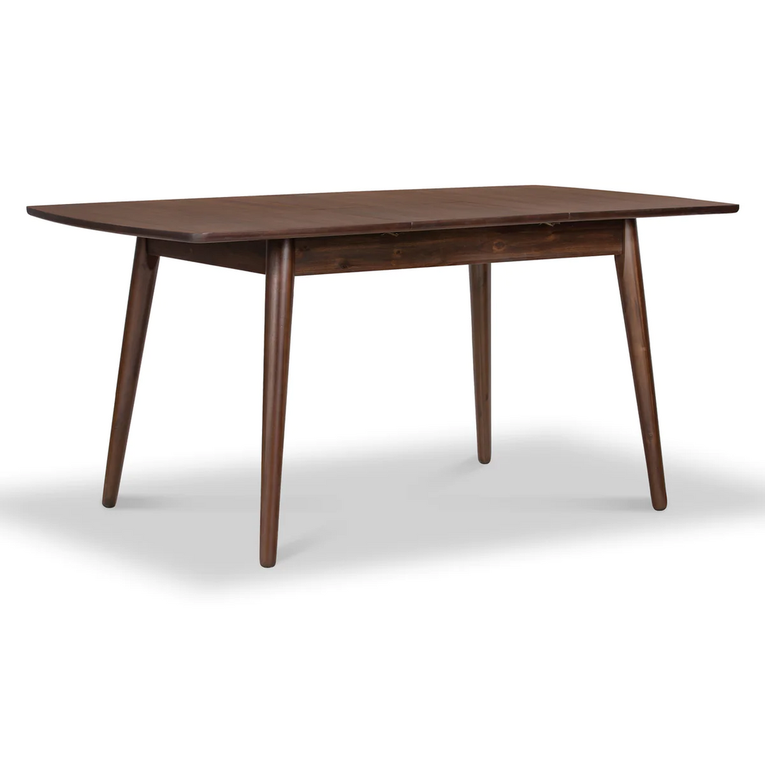 Strand Walnut Extendable Dining Table 120cm - 165cm - The Furniture Mega Store 