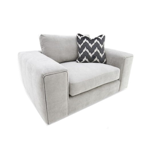 Hadley Fabric Love Chair - Various Options - The Furniture Mega Store 