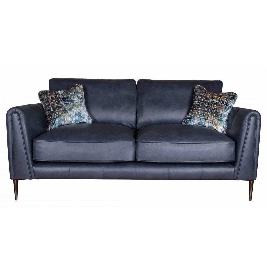 Harlow Leather Sofa Collection - Choice Of Leathers & Feet - The Furniture Mega Store 