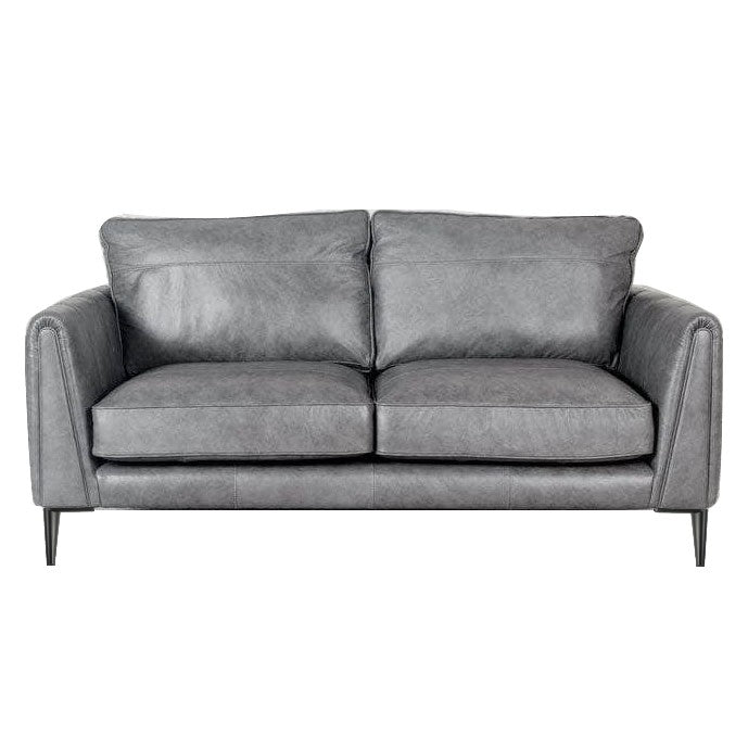 Harlow Leather Sofa Collection - Choice Of Leathers & Feet - The Furniture Mega Store 