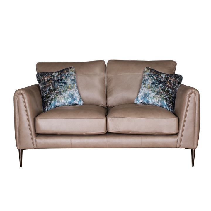 Harlow Leather Sofa Collection - Choice Of Leathers & Feet - The Furniture Mega Store 