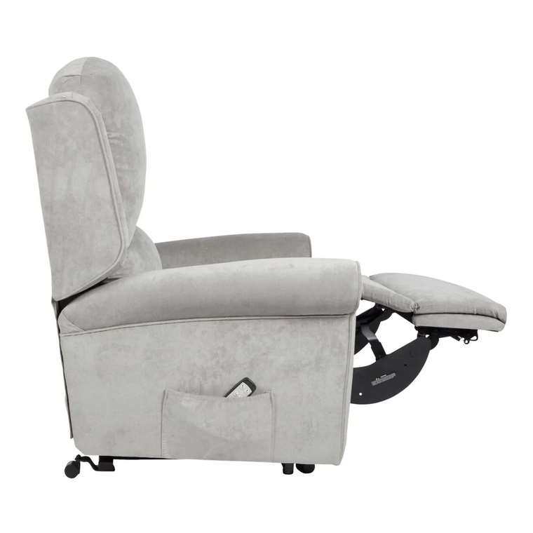 Hampton Dual Motor Rise & Recliner Chair - Choice Of Sizes & Fabric - The Furniture Mega Store 