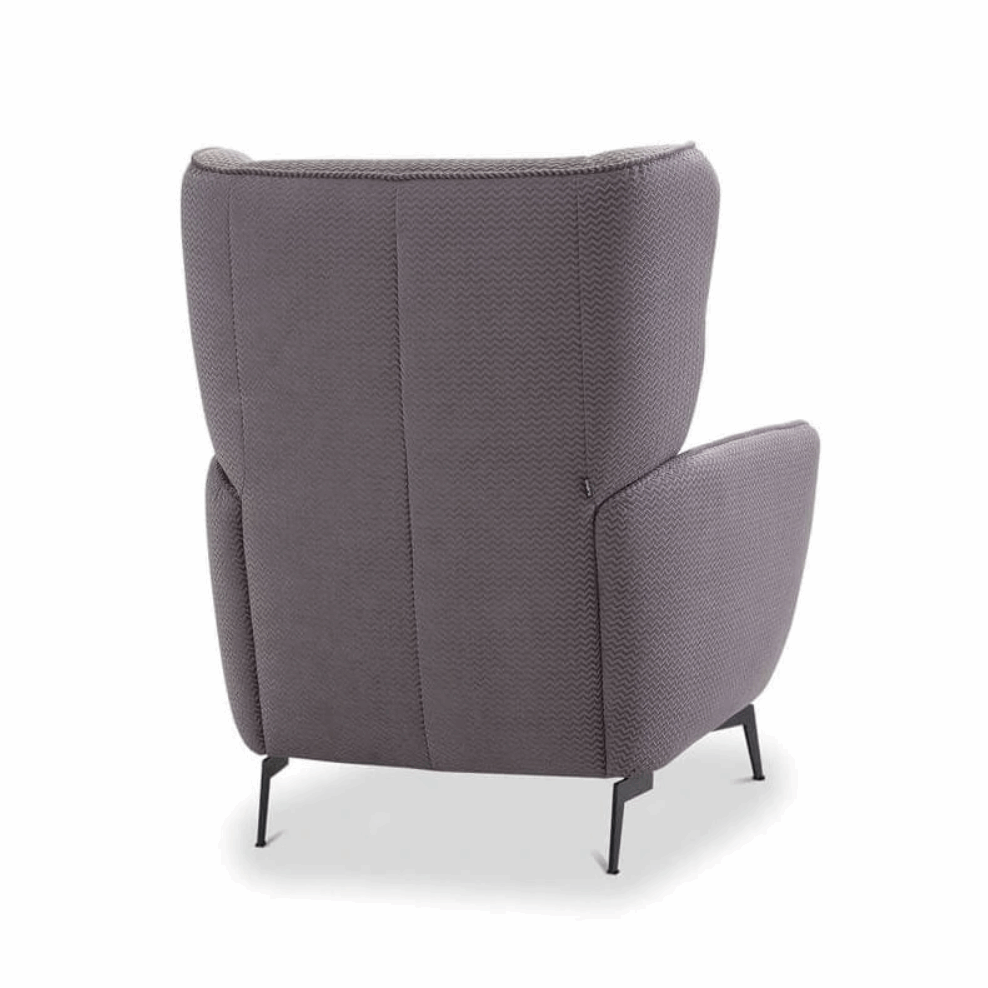 Alma Wing Back Armchair - Choice Of Fabrics - The Furniture Mega Store 