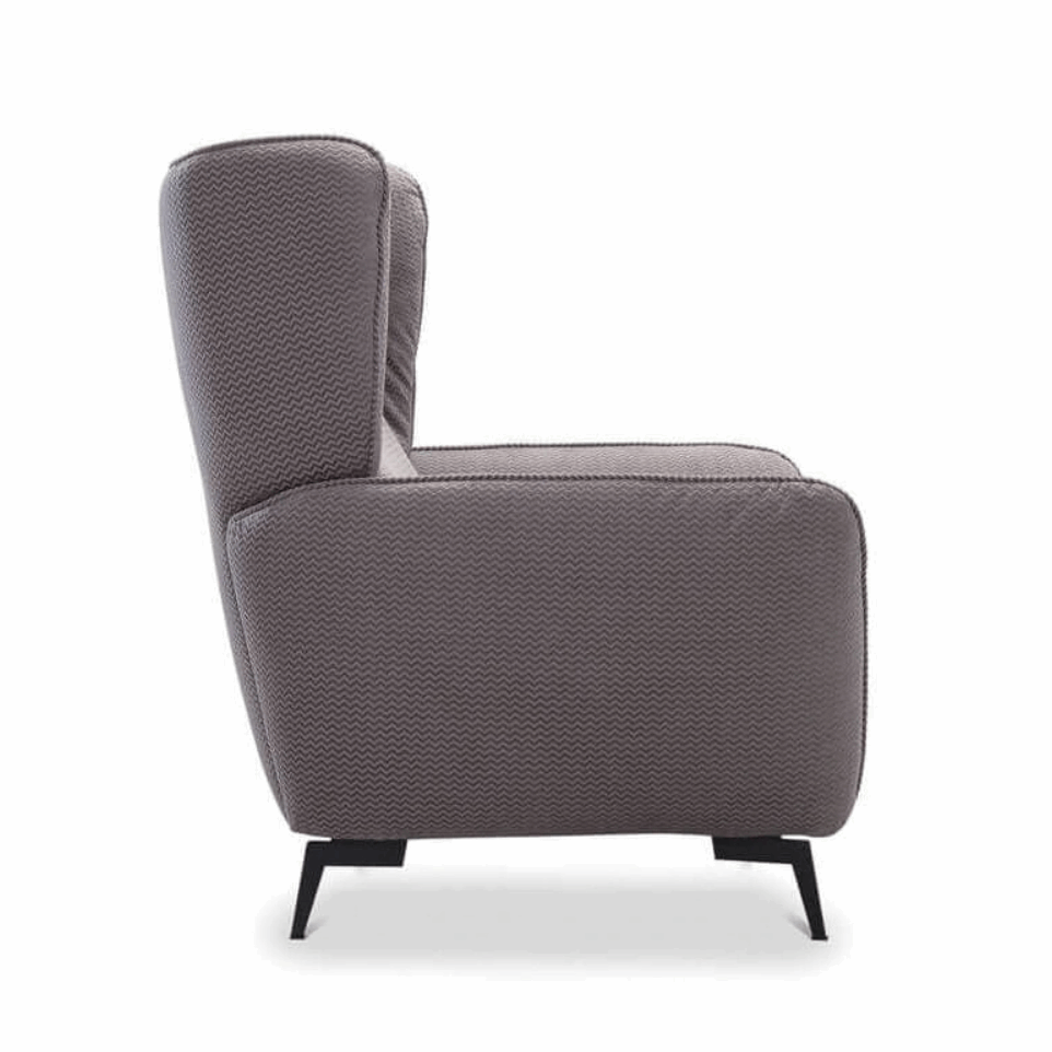 Alma Wing Back Armchair - Choice Of Fabrics - The Furniture Mega Store 