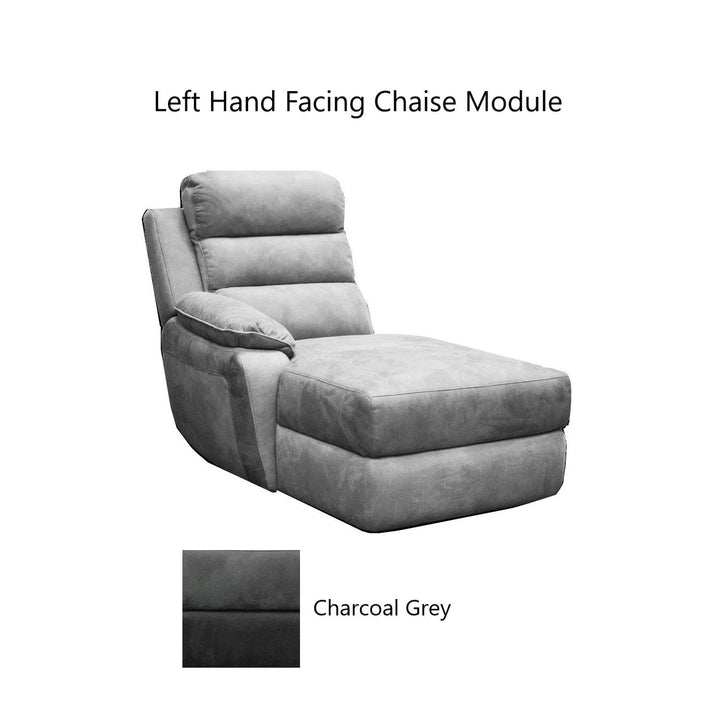 Ellis Modular Fabric Recliner Sofa Collection - Power With USB Charging Ports - The Furniture Mega Store 