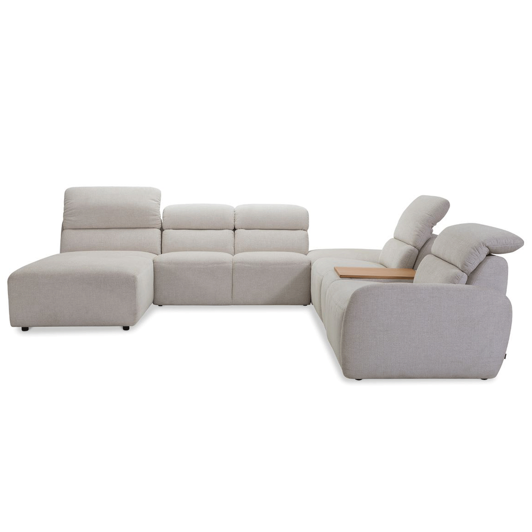 Loggia Fabric Modular Sofa Collection - Power Recline, Bar + Usb Charging Module Options - The Furniture Mega Store 