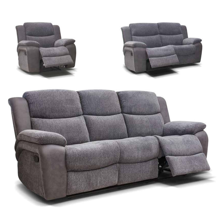 Legend Fabric Recliner Sofa & Armchair Collection - The Furniture Mega Store 