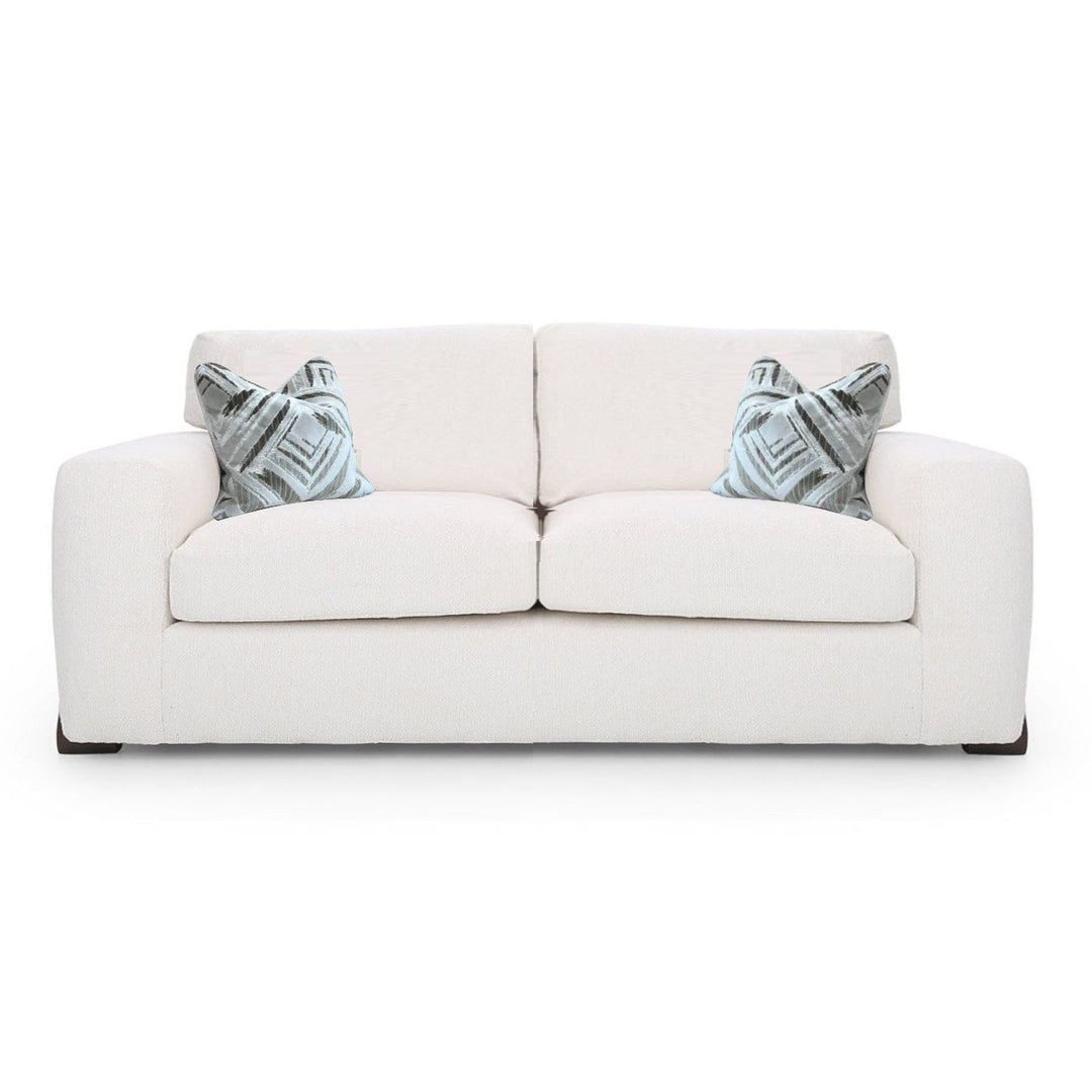 Axel Fabric Sofa - Choice Of Pillow Or Standard Back, Fabrics & Feet - The Furniture Mega Store 