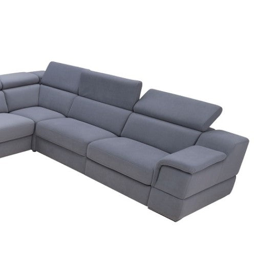 Leonardo Modular Sofa Collection - Choice Of Aqua Clean Fabric or 100% Genuine Leather Upholstery - The Furniture Mega Store 