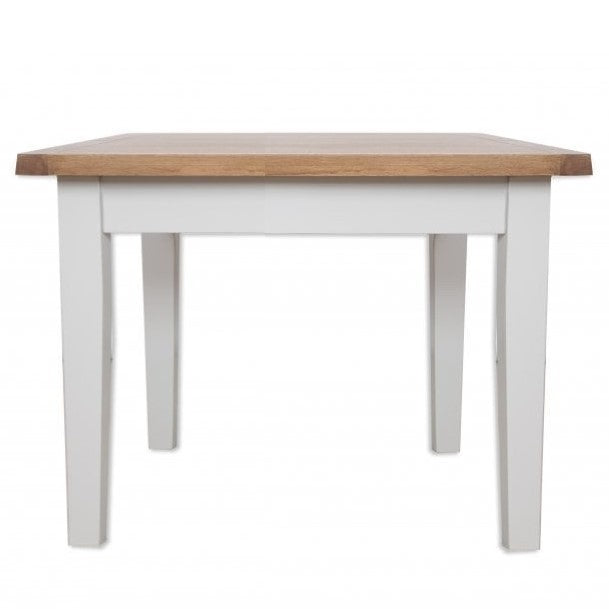 St.Ives French Grey & Oak 90 X 90 Square Dining Table - The Furniture Mega Store 