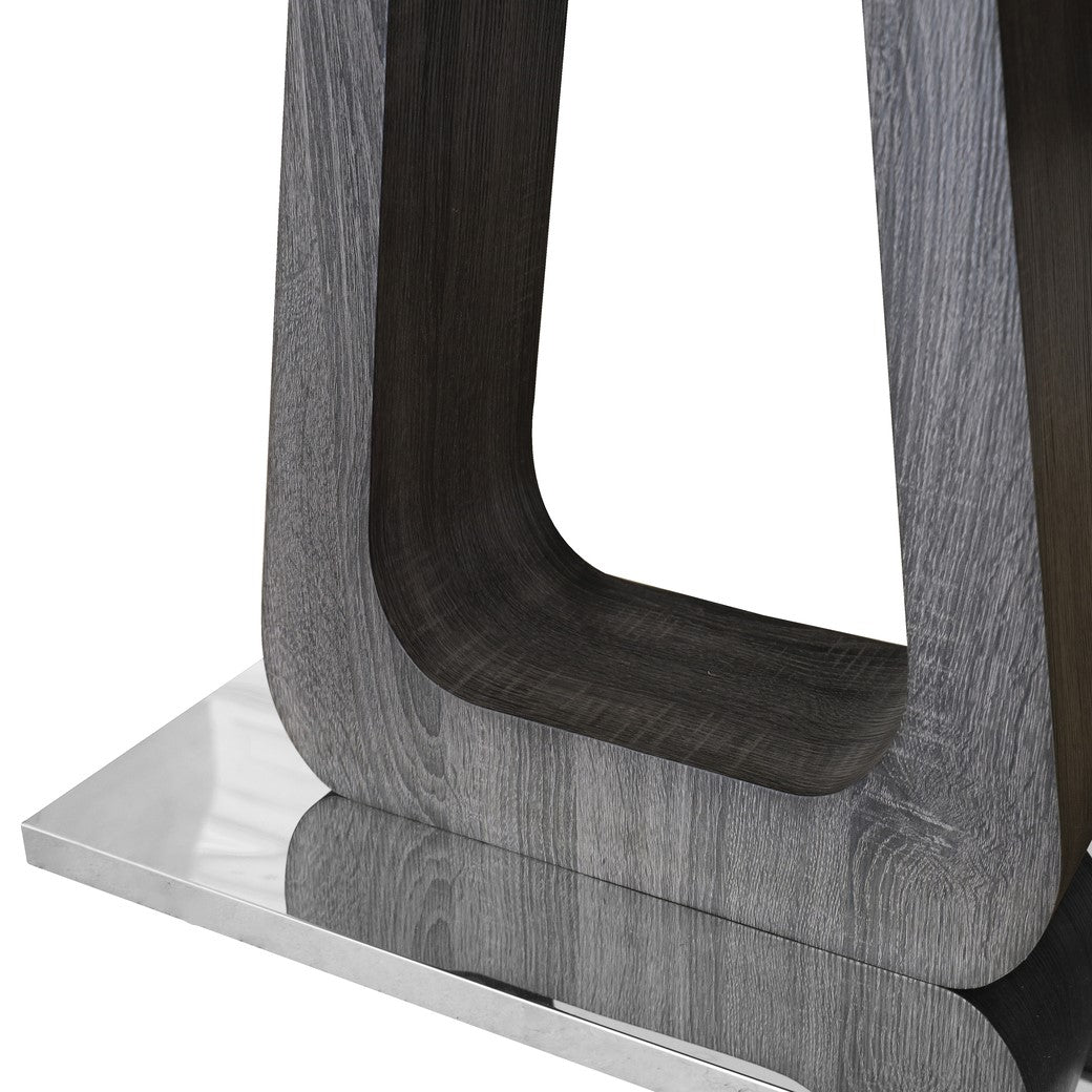 Zeus Grey Ceramic Dining Table - 120cm - The Furniture Mega Store 