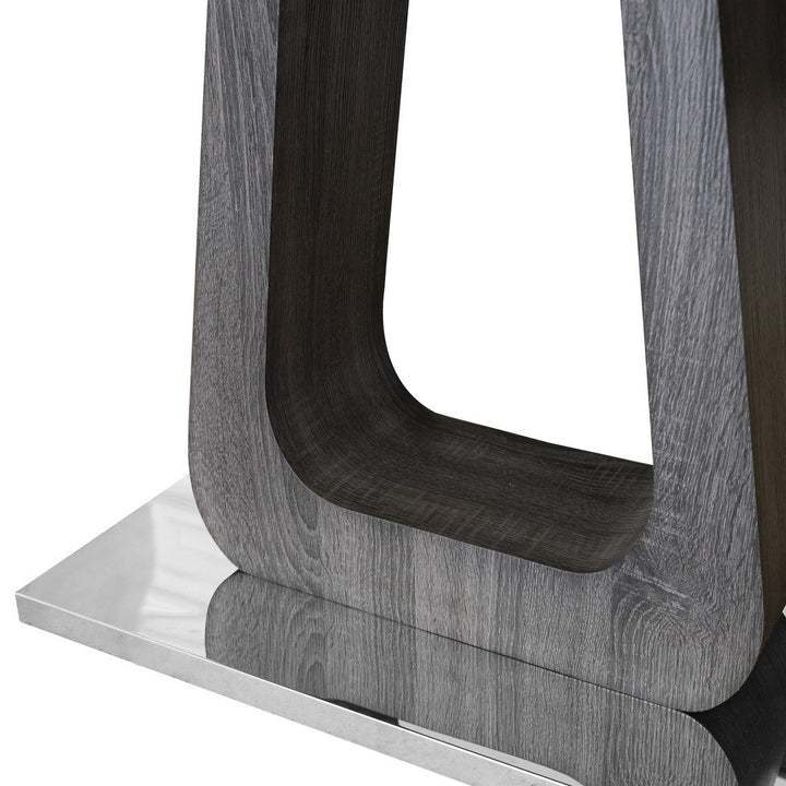 Zeus Grey Ceramic Dining Table - 120cm - The Furniture Mega Store 