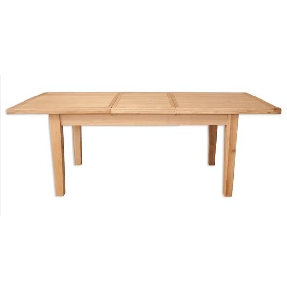 Wiltshire Natural Oak 1.6 Extending Dining Table - The Furniture Mega Store 