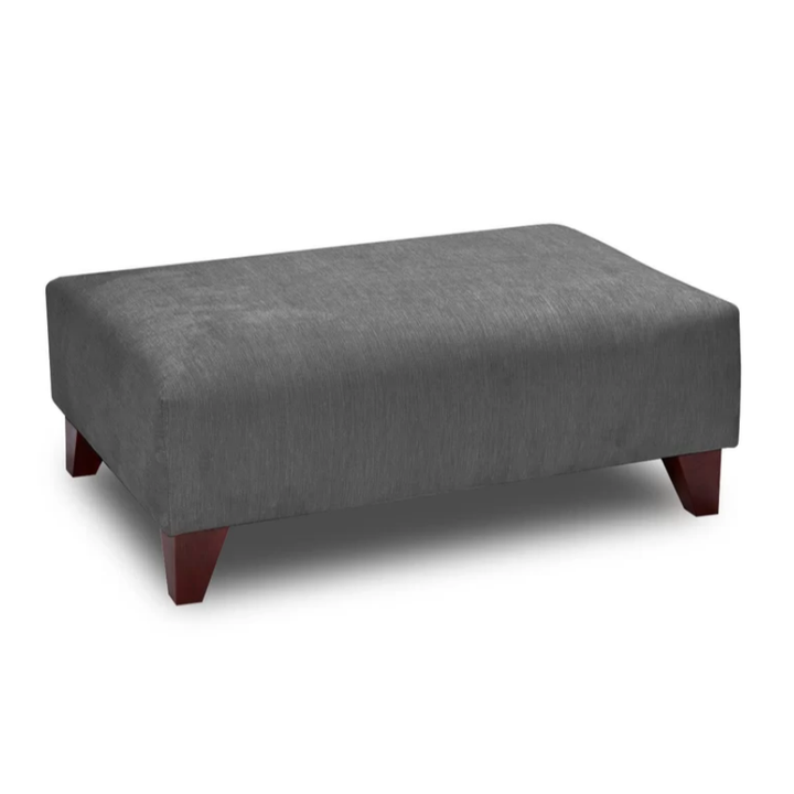 Rene Collection Designer Footstool  - Available In A Choice Of Fabrics - The Furniture Mega Store 