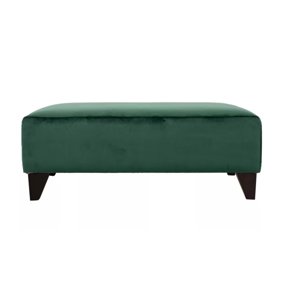 Rene Collection Designer Footstool  - Available In A Choice Of Fabrics - The Furniture Mega Store 