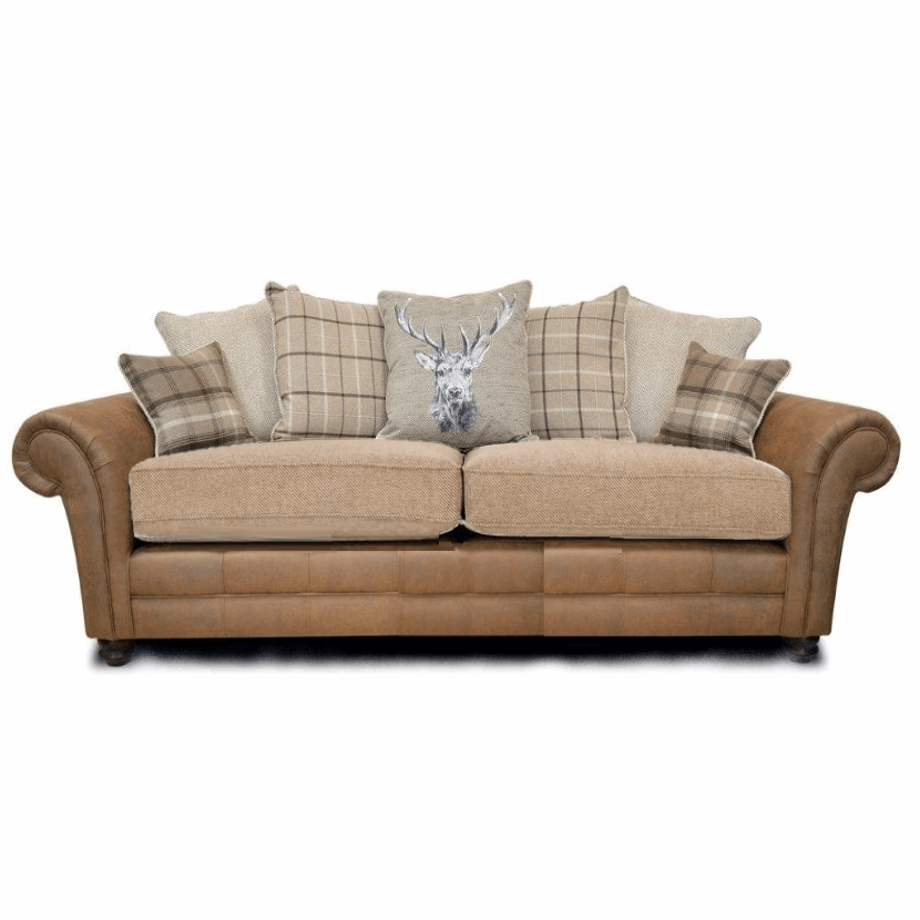 Darwin Fabric Sofa Collection - Scatter or Standard Back - The Furniture Mega Store 