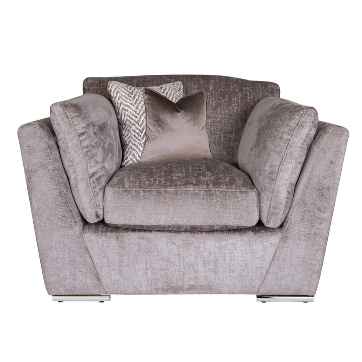 Phoenix Fabric Armchair  - Choice Of Fabrics & Feet - The Furniture Mega Store 