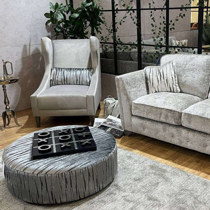 Pandora Accent Chair - Choice Of Fabrics & Feet - The Furniture Mega Store 