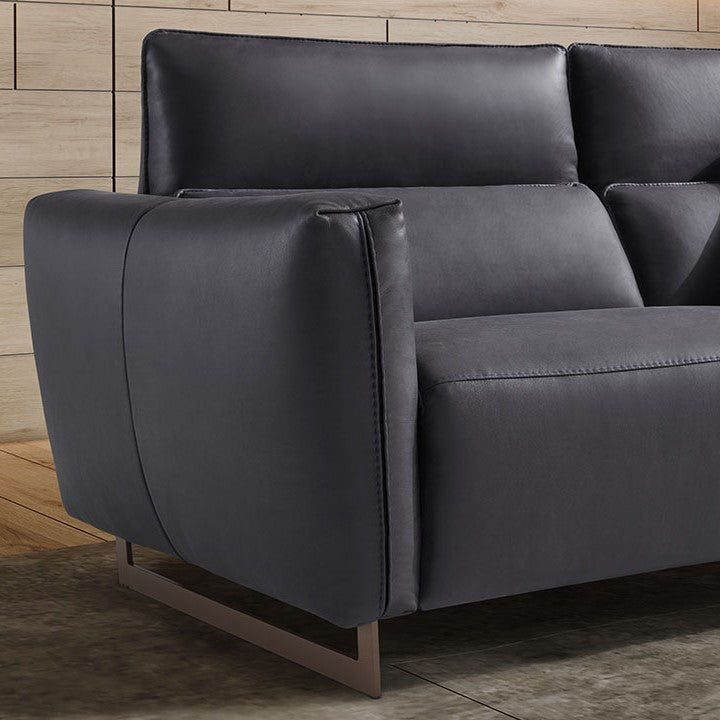 Milano Luxury Italian Leather Sofa Collection - Various Options - The Furniture Mega Store 