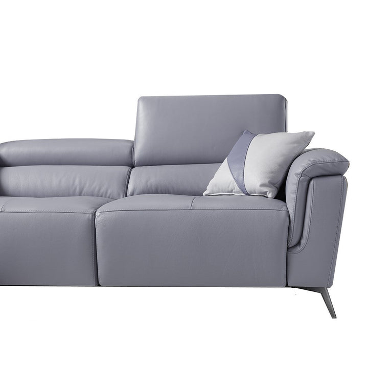 Birdy Italian Leather Power Recliner Corner Sofa - Various Options - The Furniture Mega Store 