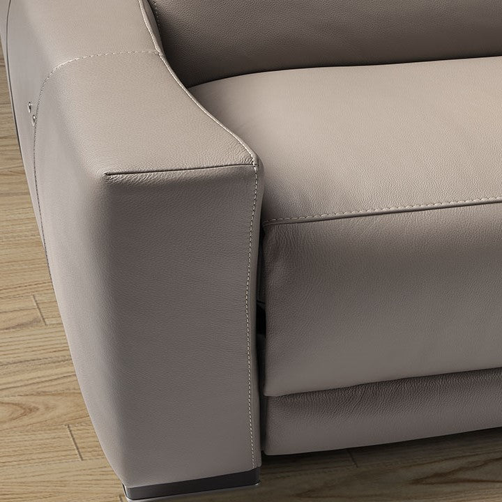 Eridano Italian Leather Sofa & Armchair Collection - Choice Of Standard Or Power Recliner - The Furniture Mega Store 