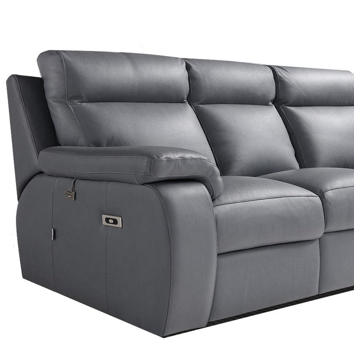 Harry Italian Leather Recliner Sofa Collection - Various Options - The Furniture Mega Store 