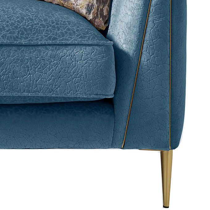 Harlow Fabric Sofa Collection - Choice Of Fabrics & Feet - The Furniture Mega Store 